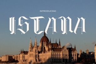 Istana - Elegance with a Retro Script Font Font Download