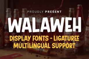 Walaweh - Display Font Download