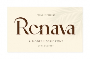 Renava Serif Font Font Download