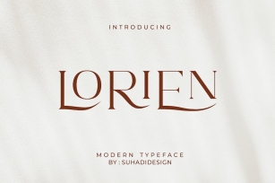 Lorien modern typeface serif font Font Download