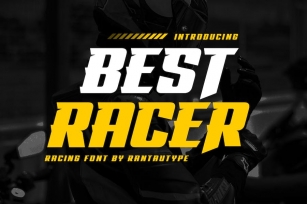 Best Racer Racing Font Font Download
