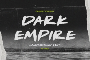 Dark Empire - Handbrushed Font TT Font Download