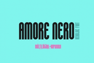 Amore Nero Font Download