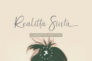 Realitta Sinta - Handwritten typeface Font Download