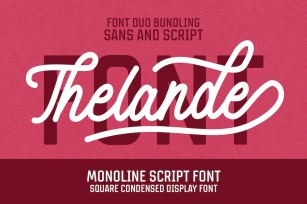 Thelande Font Duo Font Download