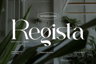 Regista Elegant Ligature Serif Font Typeface Font Download