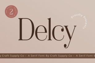 Delcy – Elegant Serif Font Download