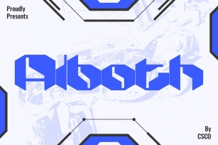Alboth – Futuristic Typeface Font Download