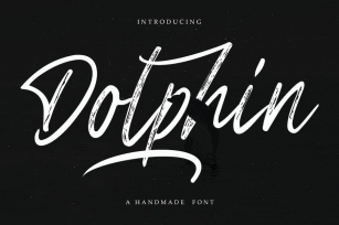 Dolphin Brush Font Download