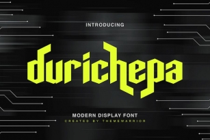 Durichepa - Modern Blackletter Font Font Download