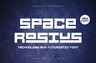Space Rosius - Tech & Digital Font Font Download