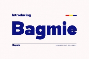 Bagmie - Modern Sans Serif Font Font Download