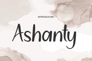 Ashanty - Handwritten Elegance Meets Beauty Font Font Download