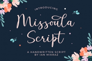 Missoula Script - A Handwritten Script Font Download