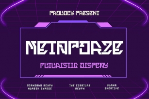 Metaporze - Futuristic Font Font Download