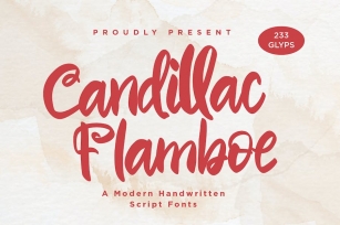 Candillac Flamboe - Handwritten Script fonts Font Download