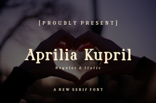 Aprilia Kupril Serif Font Font Download