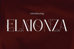Elmonza - Modern Elegance and Beauty Font Font Download