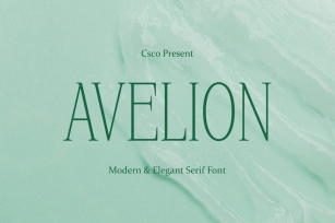 Avelion â€“ Elegant Serif Font Download