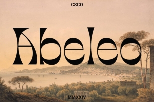 Abeleo â€“ Funky Font Font Download
