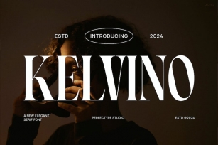 Kelvino Elegant Serif Font Typeface Font Download