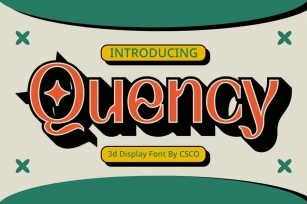 Quency 3D Font Download
