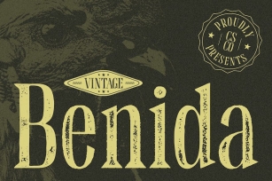 Benida Vintage Font Download