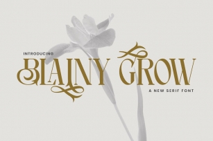 Blainy Grow Font Download