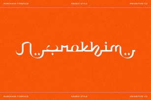 Nurokhim â€“ Arabic Style Font Font Download