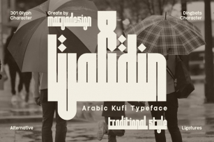 Walidin - Traditional Arabic Kufi Font Font Download