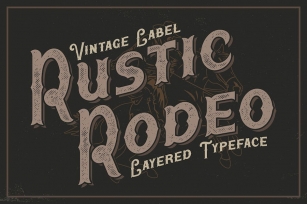 Rustic Rodeo Display Font Font Download