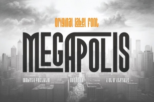 Megapolis Display Font Font Download