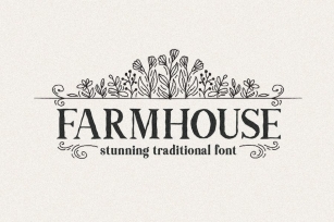 Farmhouse Rustic Font Font Download