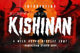 KISHINAN Modern Graffiti Brush Font Font Download