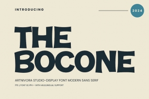The Bocone - Sans Serif Font Font Download