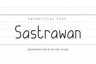 Sastrawan Handwritten Font Font Download