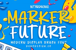 MARKER FUTURE Modern Display Font Font Download