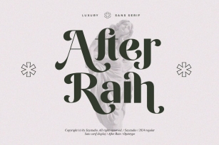 After Rain - Modern Logo Elegant Font Font Download