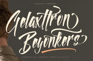 Gelaxttron Beyonkers Modern Calligraphy Font Font Download