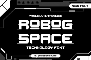 Robog Space - Digital & Tech Font Font Download