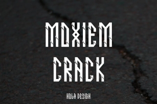 Moxiem Crack Font Download
