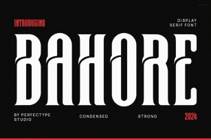 Bahore Modern Futuristic Sans Serif Font Font Download