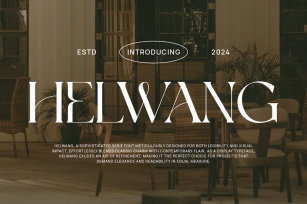 Helwang Elegant Serif Font Typeface Font Download