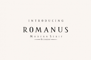 Romanus - a Classic Font Font Download