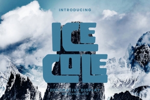 Ice Cole - Decorative Font Font Download