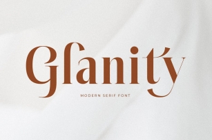 Glanity Modern Serif Font Font Download