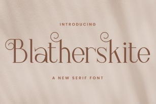 Blatherskite Font Download