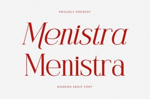 Menistra Modern Serif Font Font Download