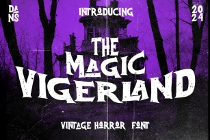 The Magic Vigerland Horror Metal Y2k Graffiti Font Font Download