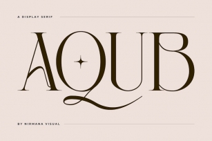 Aqub - Modern Branding Logo Font Font Download